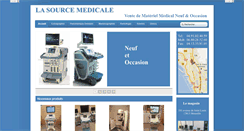 Desktop Screenshot of lasourcemedicale.com